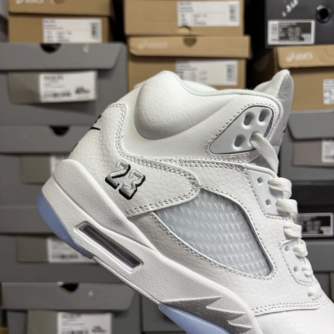 Air Jordan 5 White Metallic 23