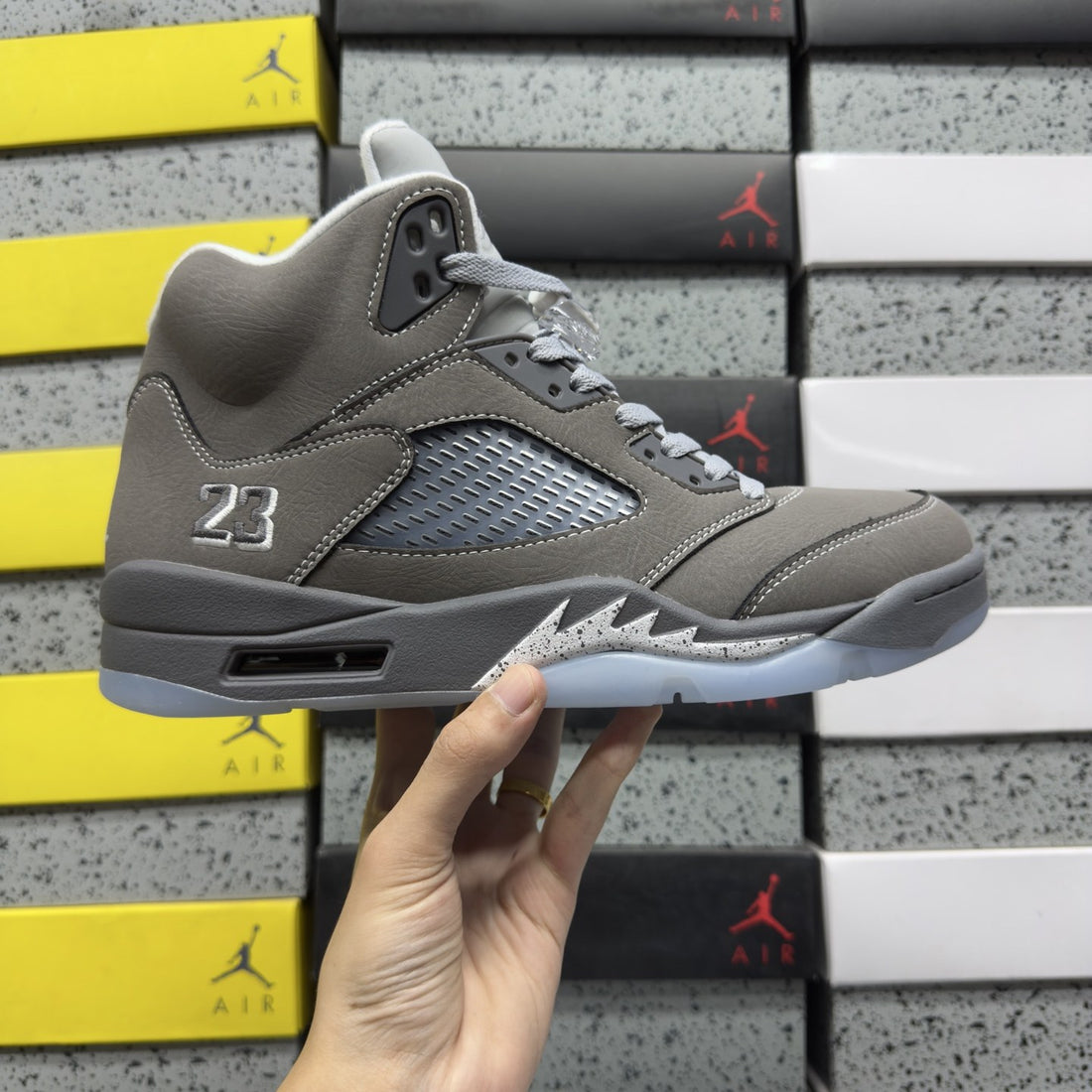 Air Jordan 5 Wolf Grey