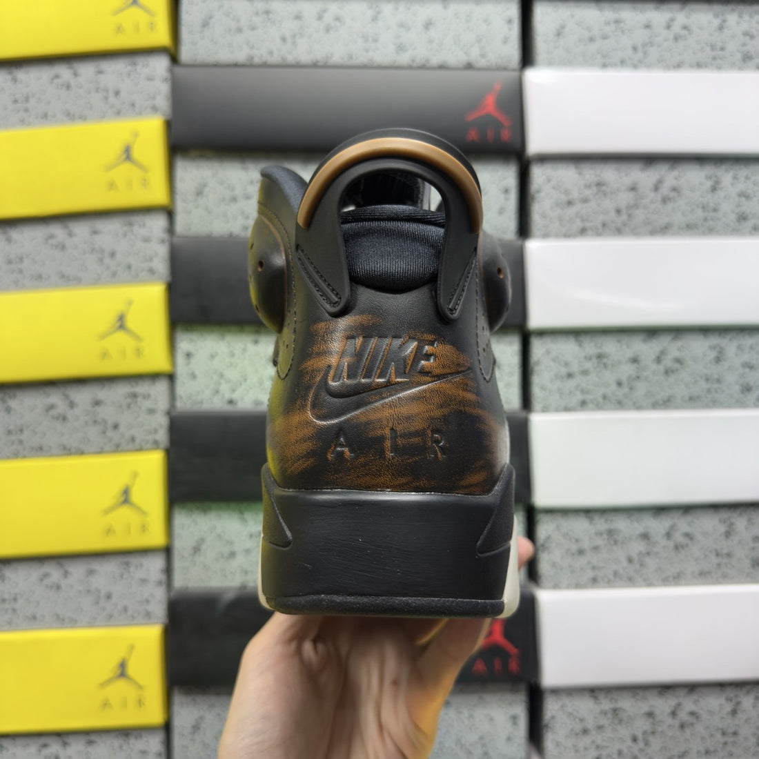 Air Jordan 6 Brown Metallic Kelly