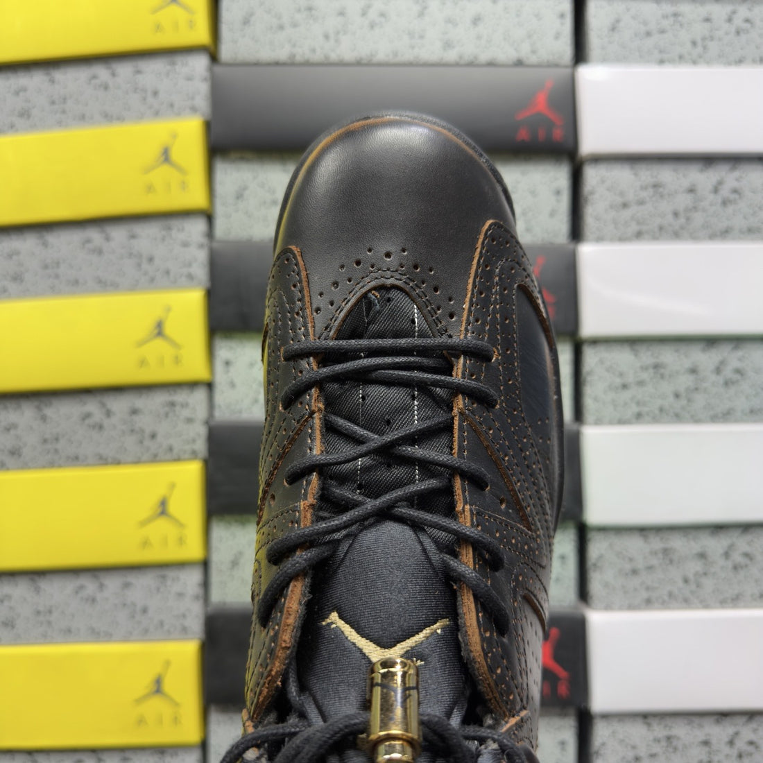 Air Jordan 6 Brown Metallic Kelly