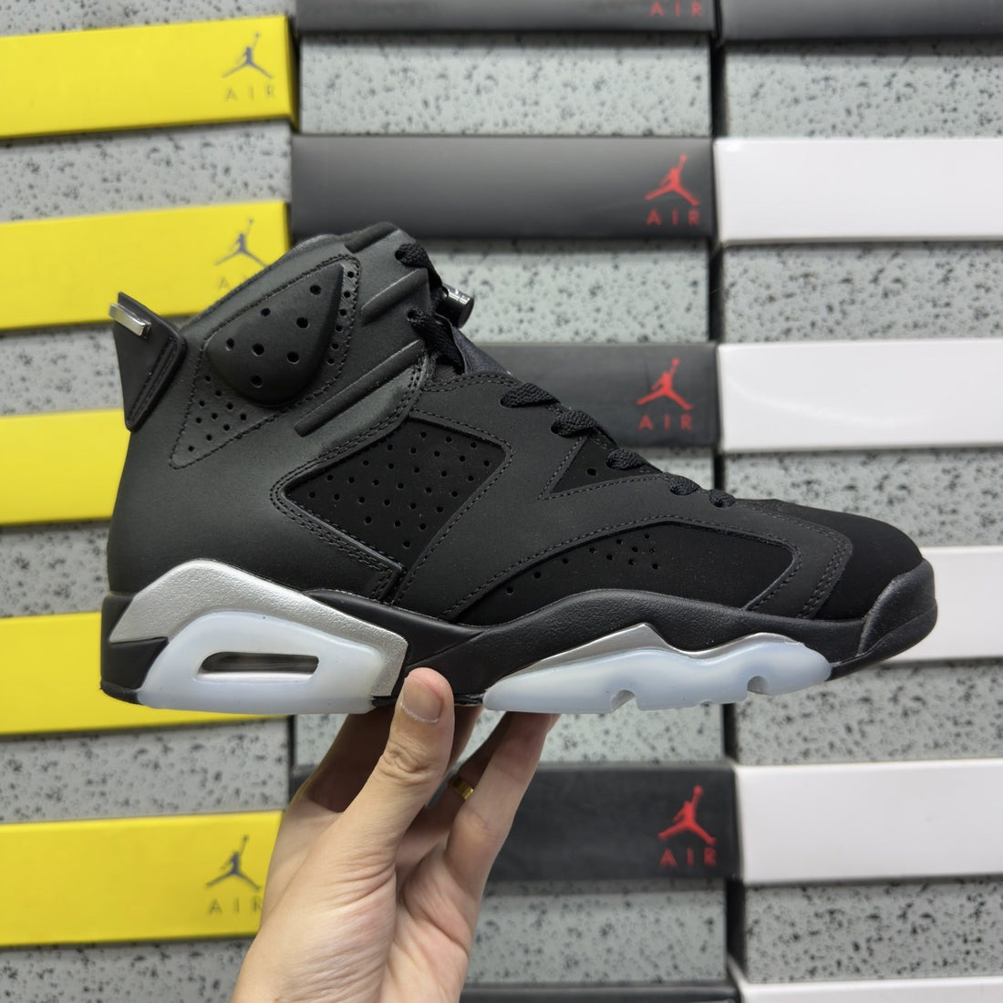 Air Jordan 6 Cool Grey Black