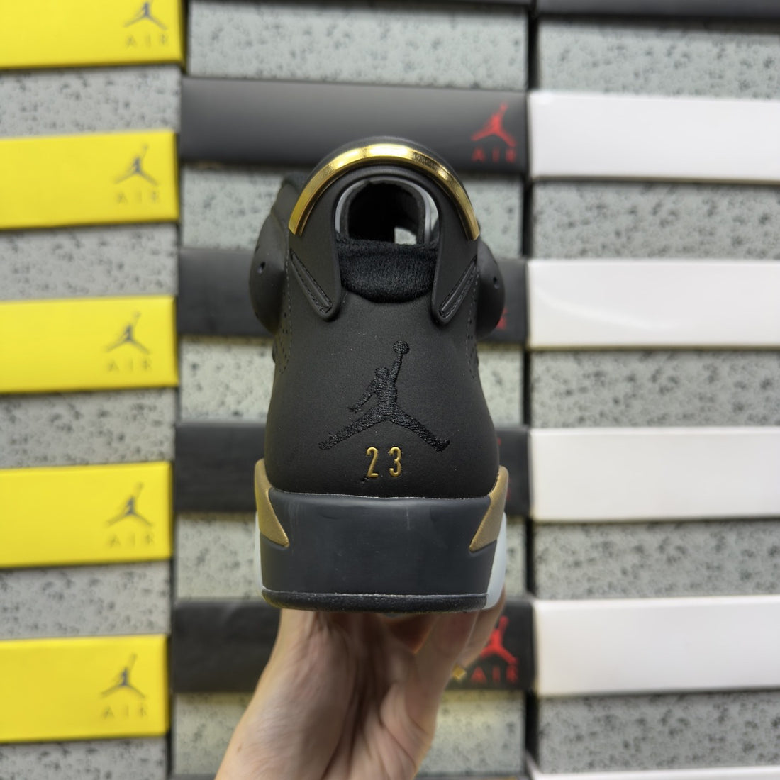 Air Jordan 6 DMP Black Gold