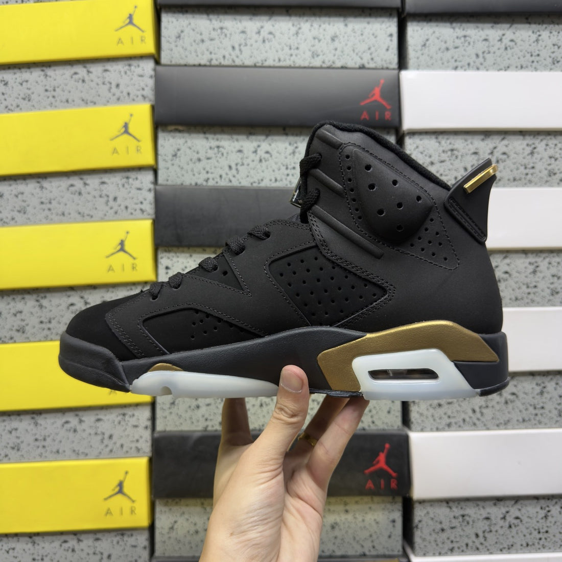 Air Jordan 6 DMP Black Gold