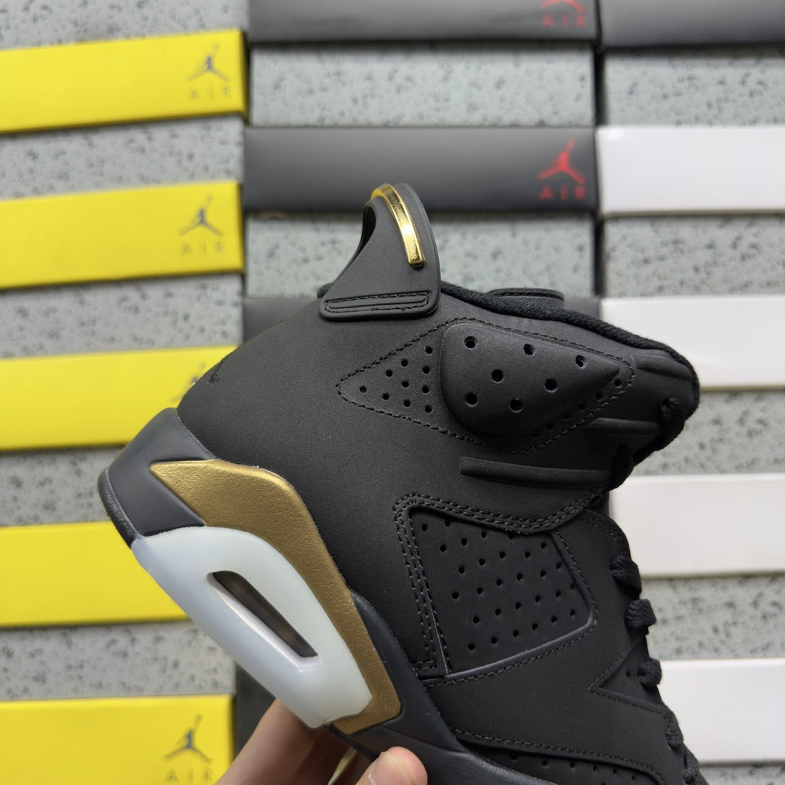 Air Jordan 6 DMP Black Gold