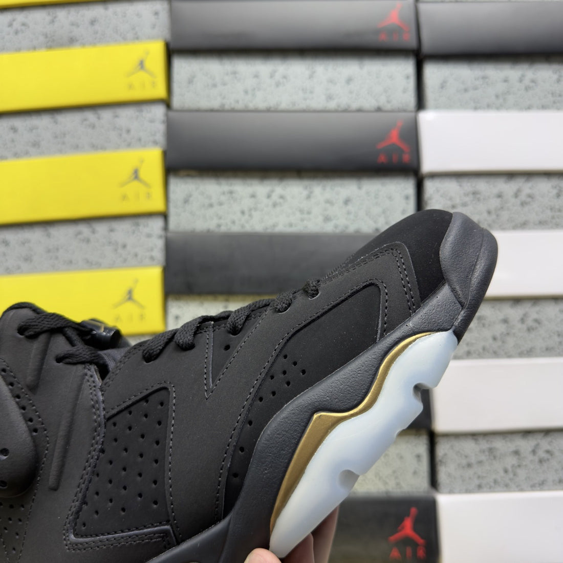 Air Jordan 6 DMP Black Gold