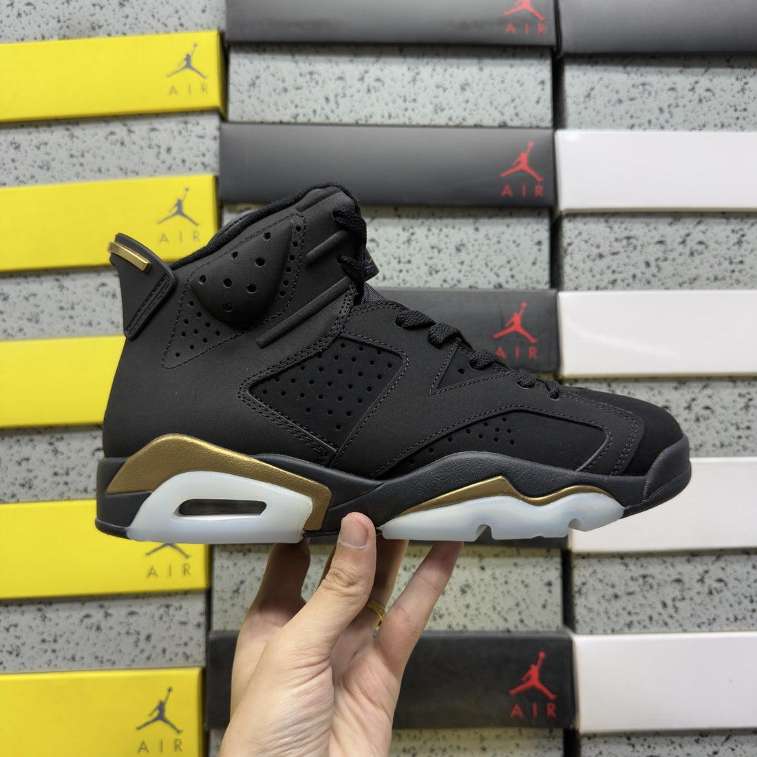 Air Jordan 6 DMP Black Gold