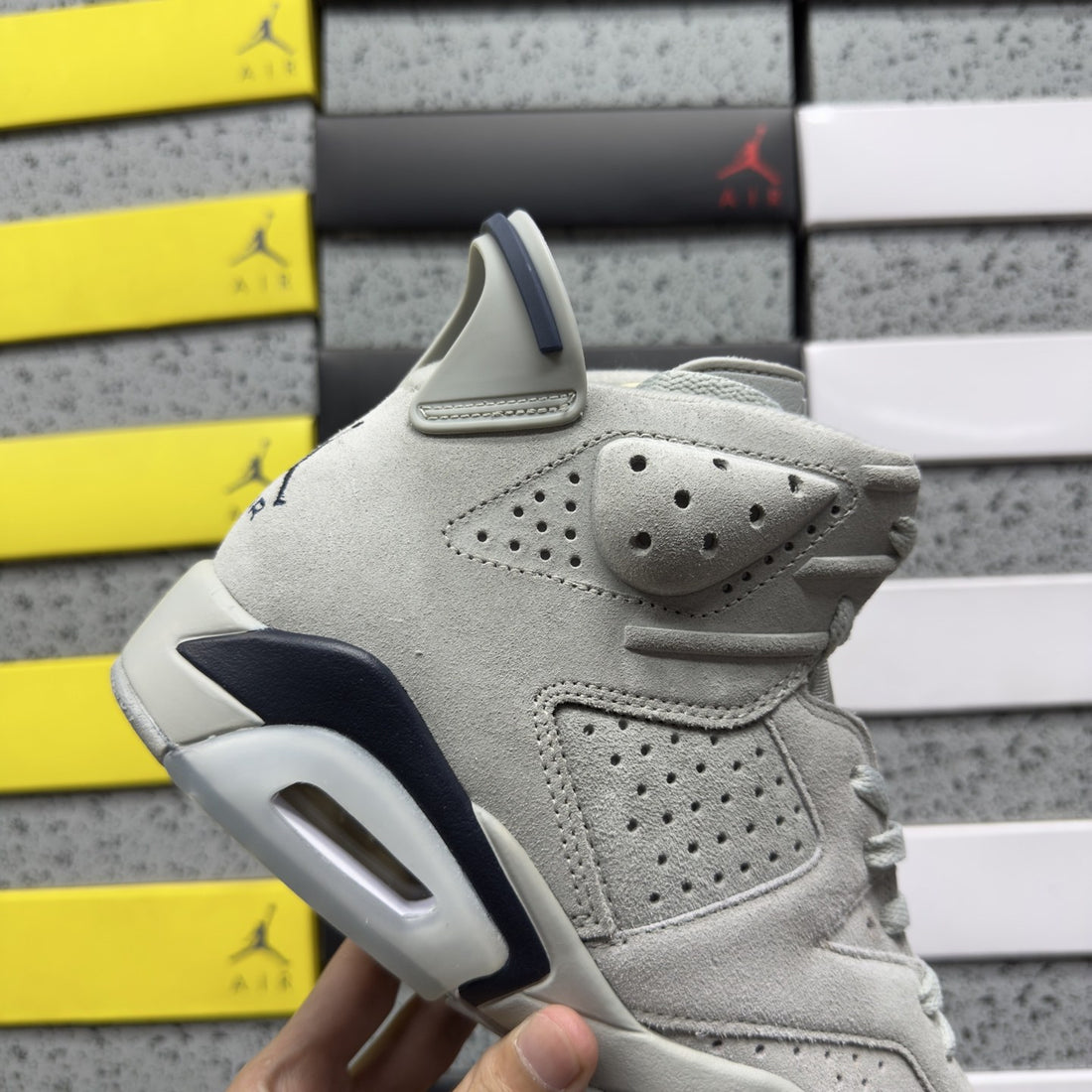 Air Jordan 6 Georgetown Grey