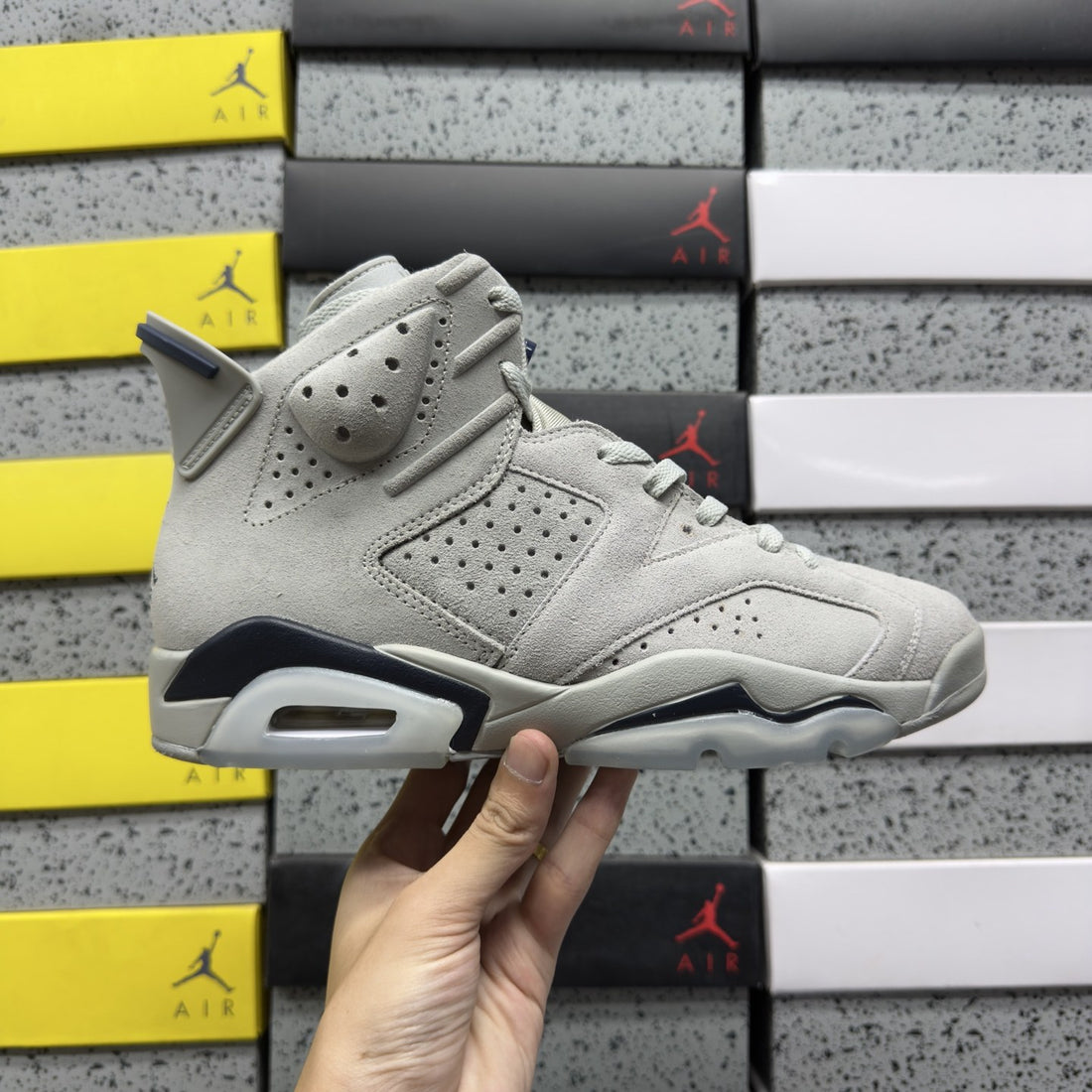 Air Jordan 6 Georgetown Grey