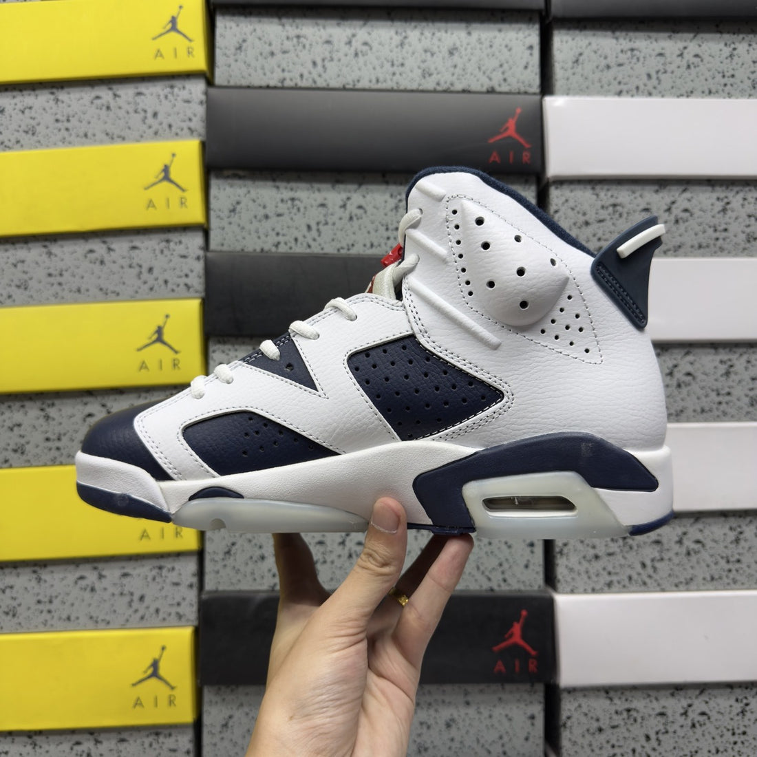 Air Jordan 6 Olympic Navy