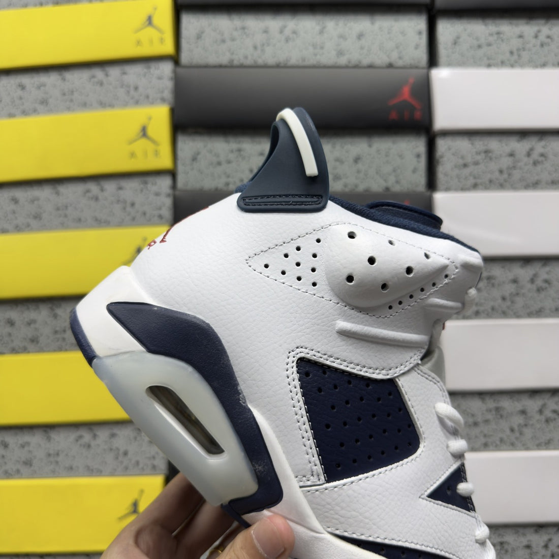 Air Jordan 6 Olympic Navy