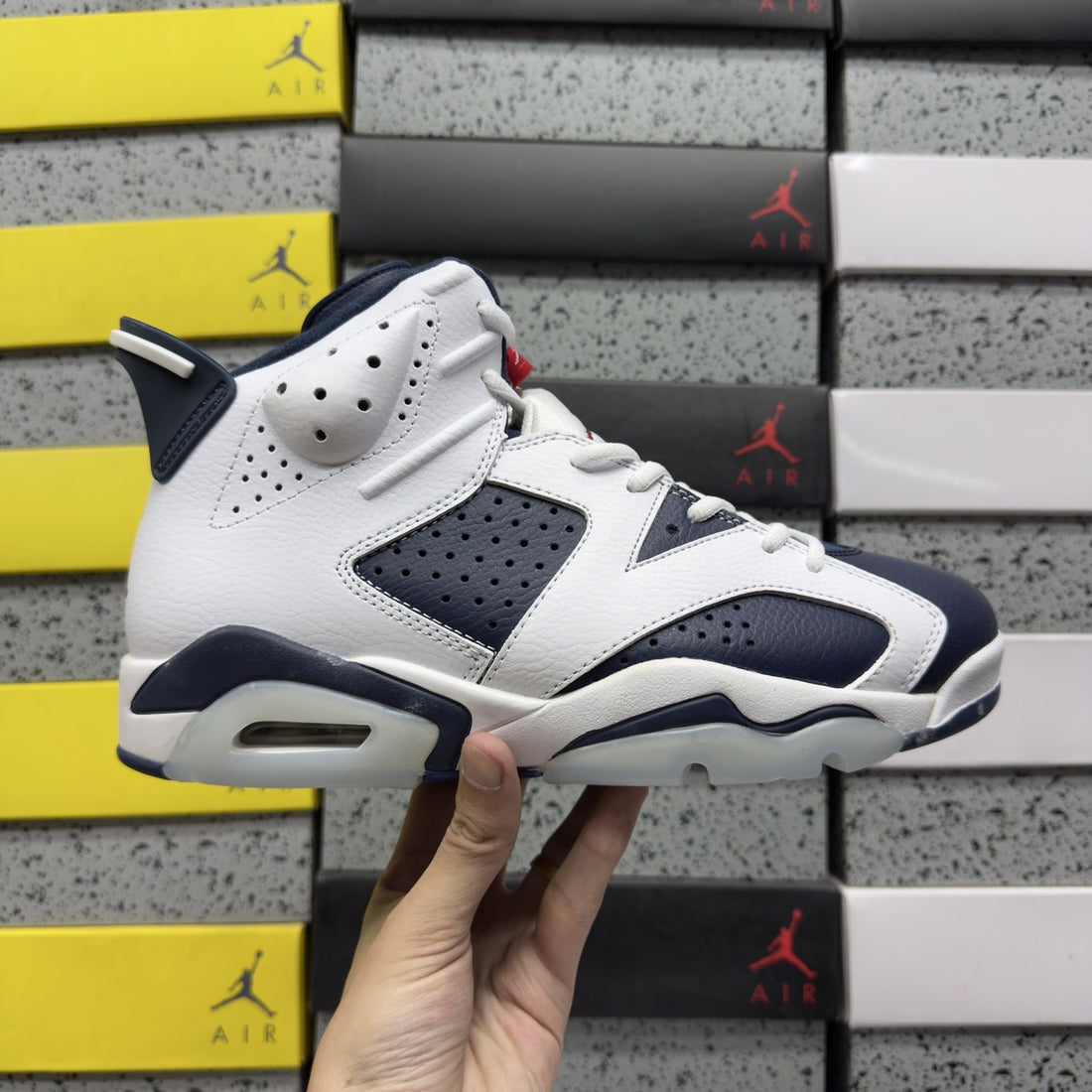 Air Jordan 6 Olympic Navy