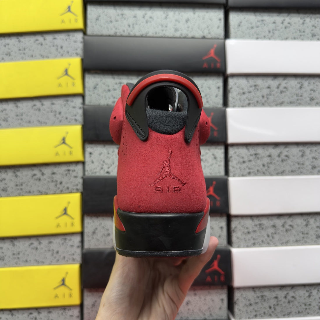 Air Jordan 6 Toro Red Suede