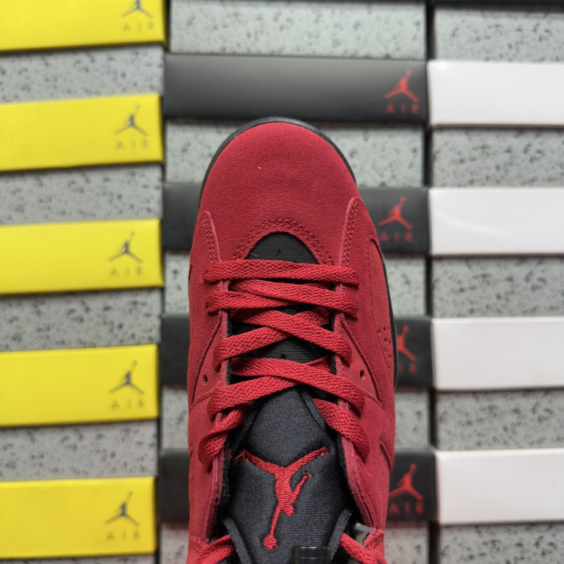 Air Jordan 6 Toro Red Suede