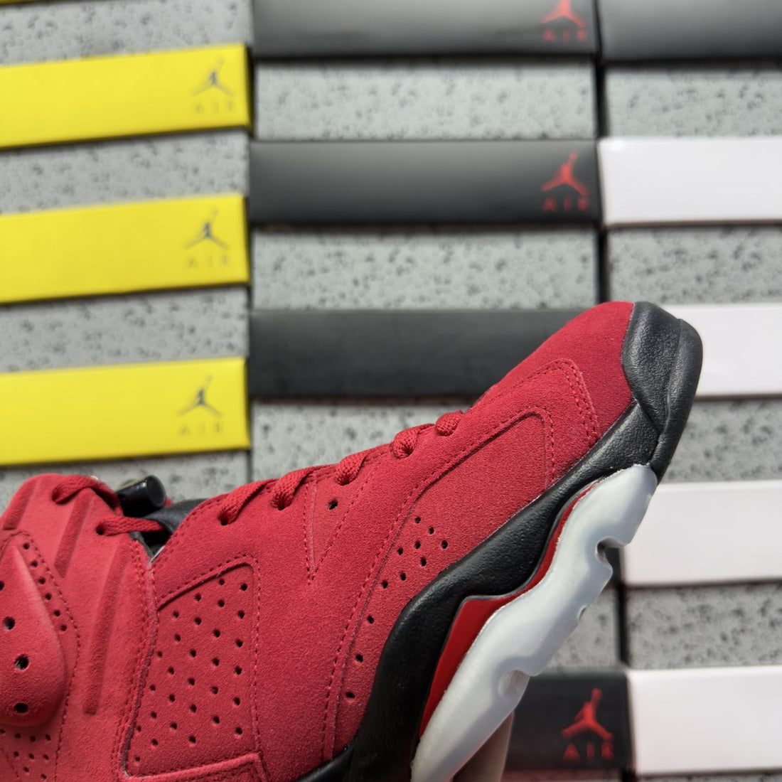 Air Jordan 6 Toro Red Suede