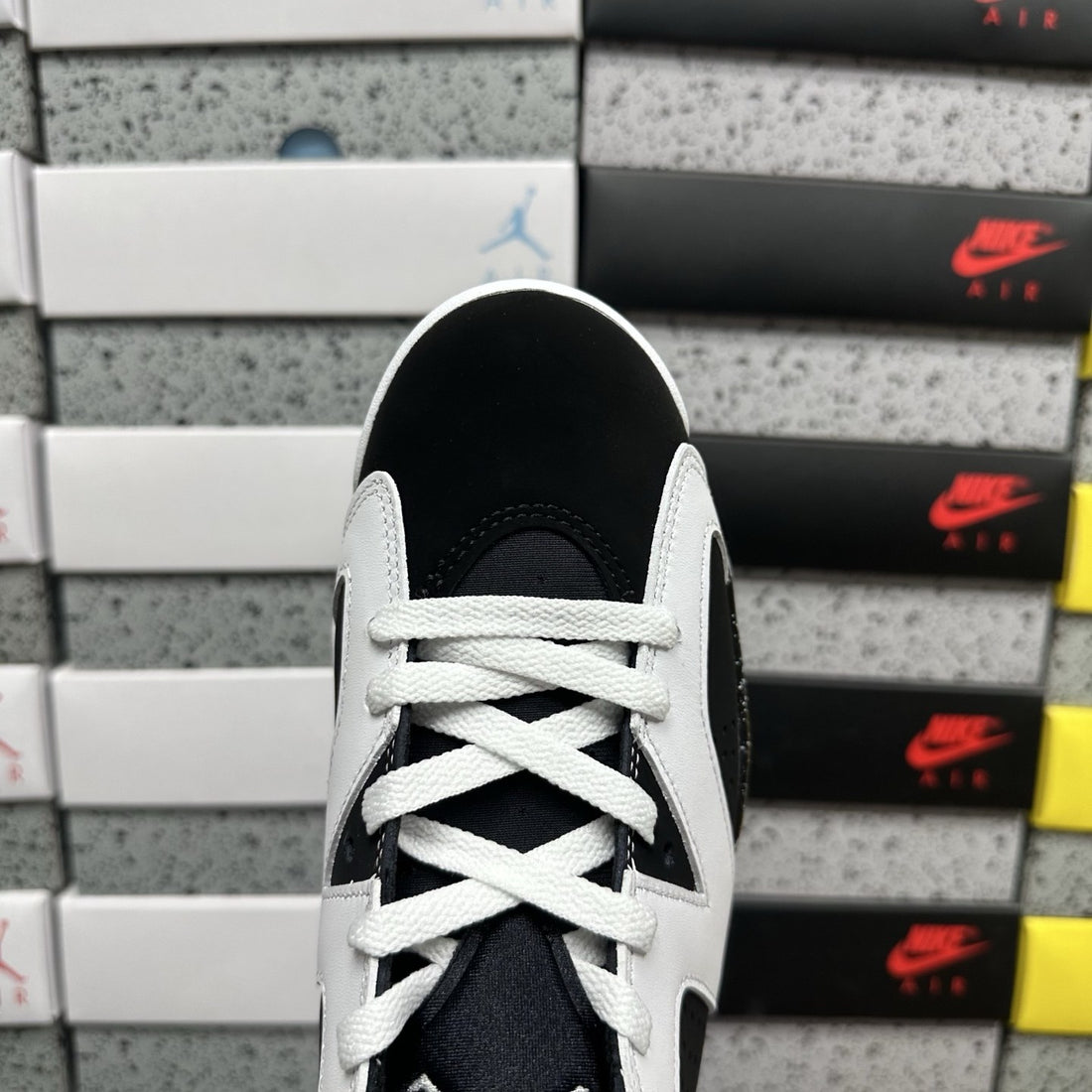 Air Jordan 6 White Black Speckle