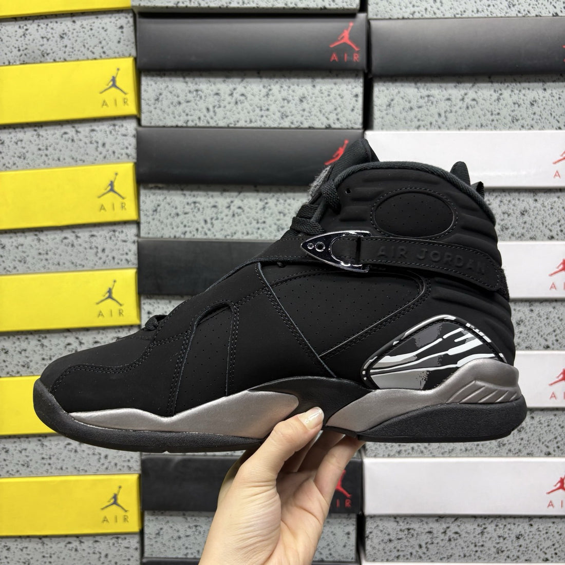 Air Jordan 8 Black Chrome