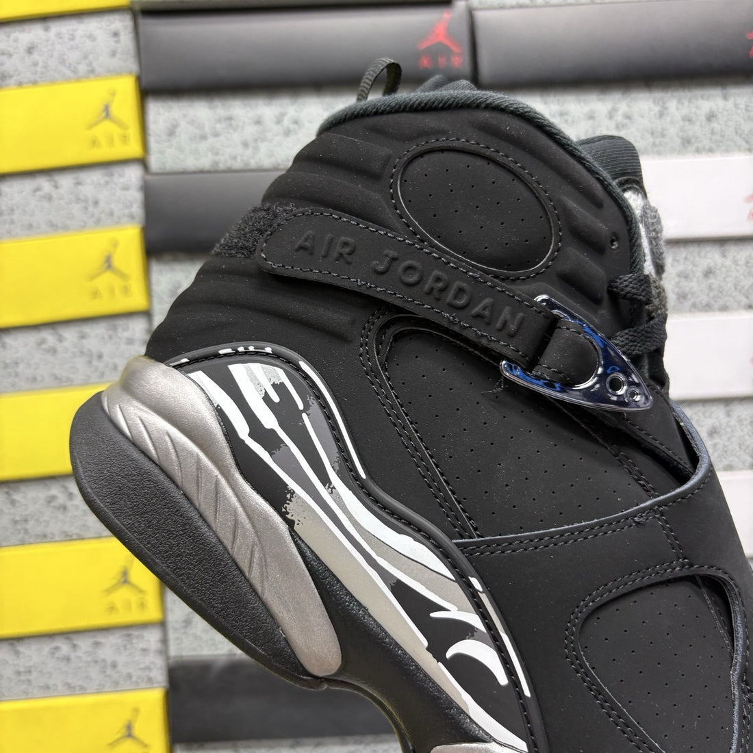 Air Jordan 8 Black Chrome