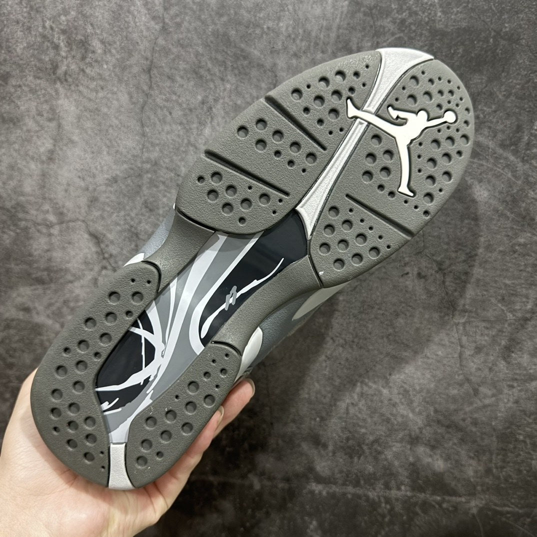 Air Jordan 8 Cool Grey Suede