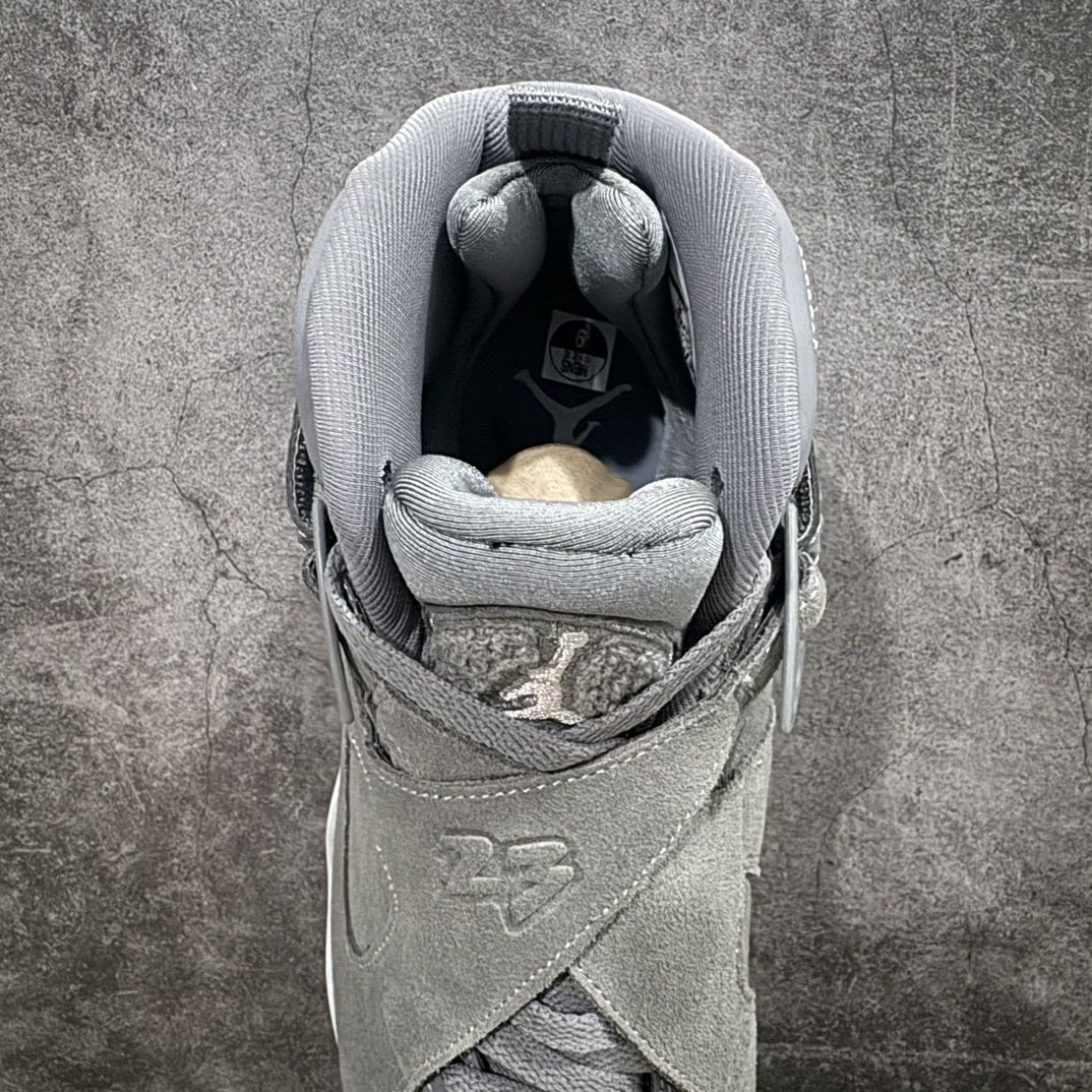 Air Jordan 8 Cool Grey Suede