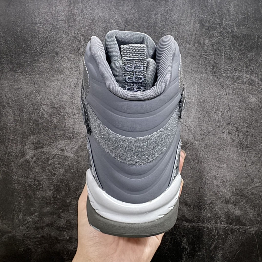 Air Jordan 8 Cool Grey Suede