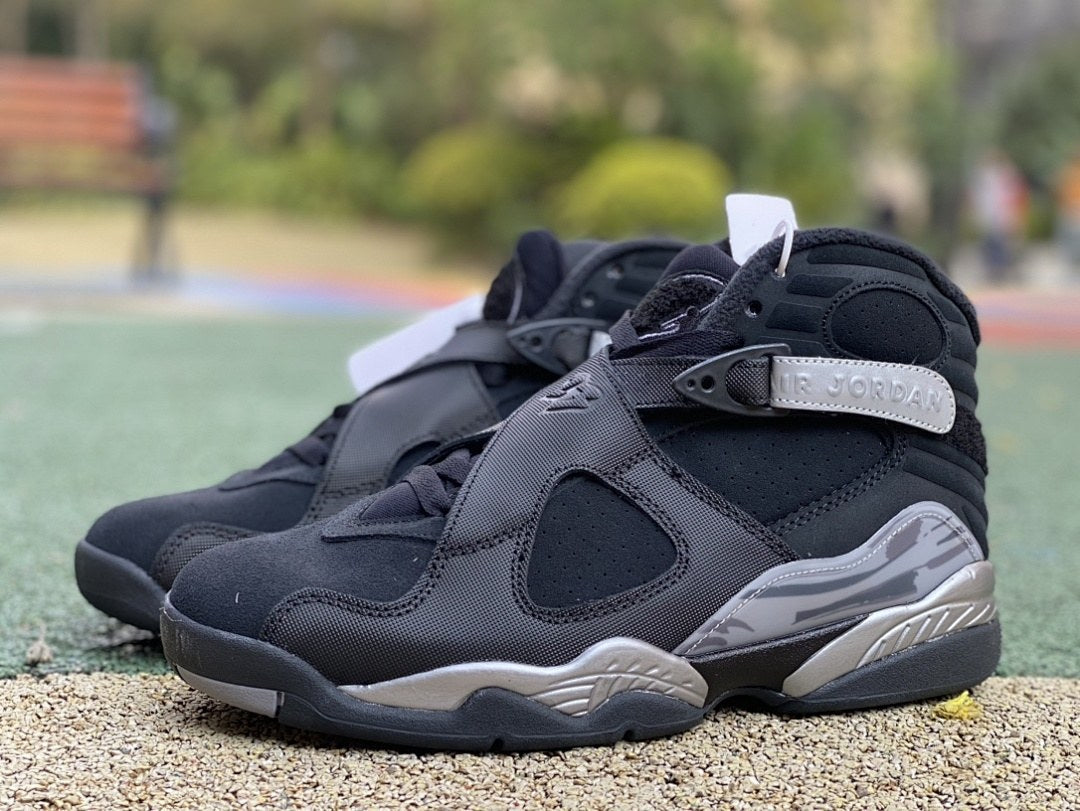 Air Jordan 8 Triple Black Grey