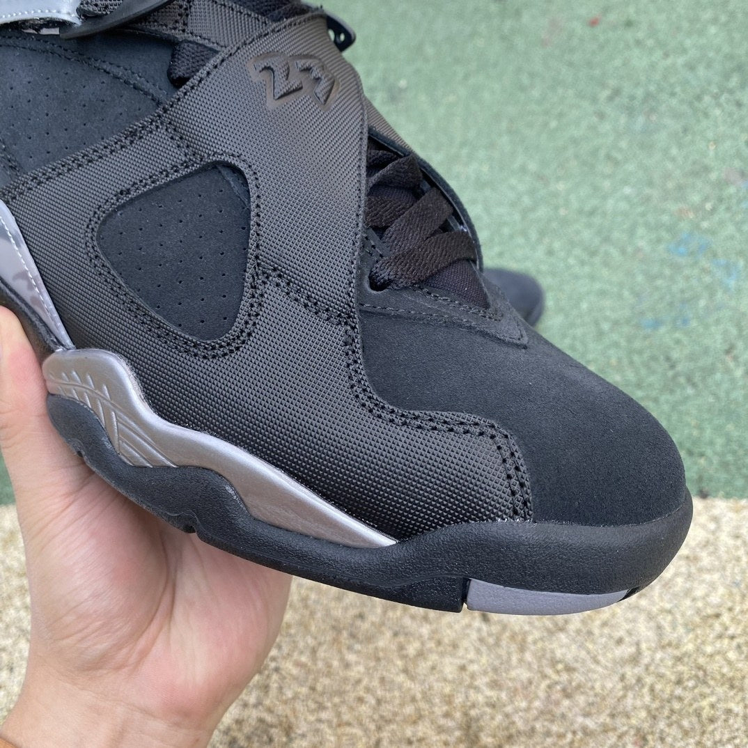 Air Jordan 8 Triple Black Grey