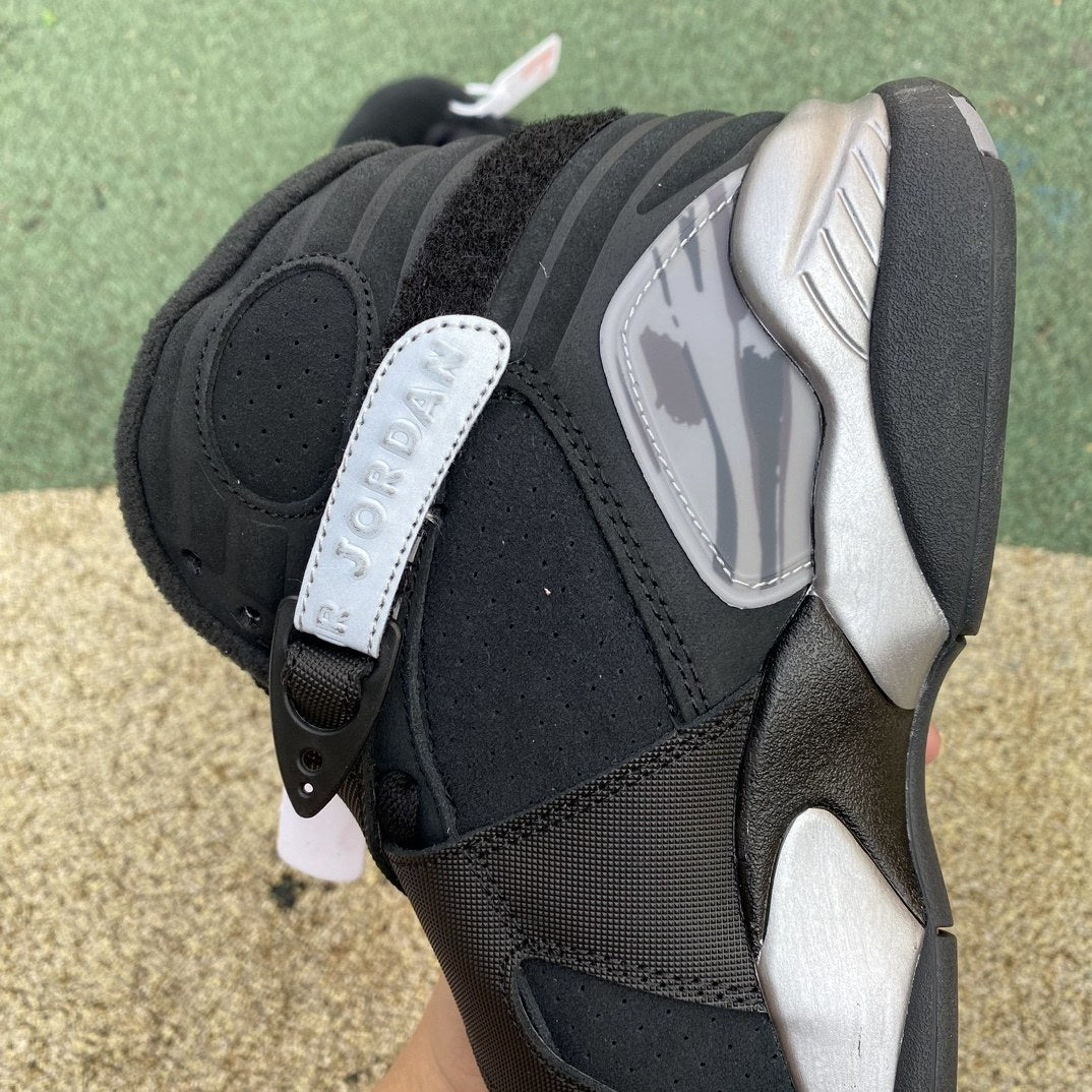 Air Jordan 8 Triple Black Grey