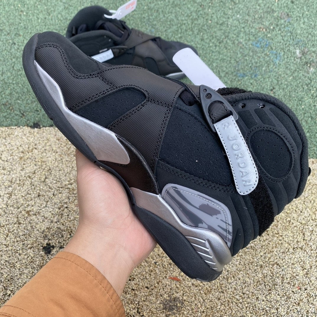 Air Jordan 8 Triple Black Grey