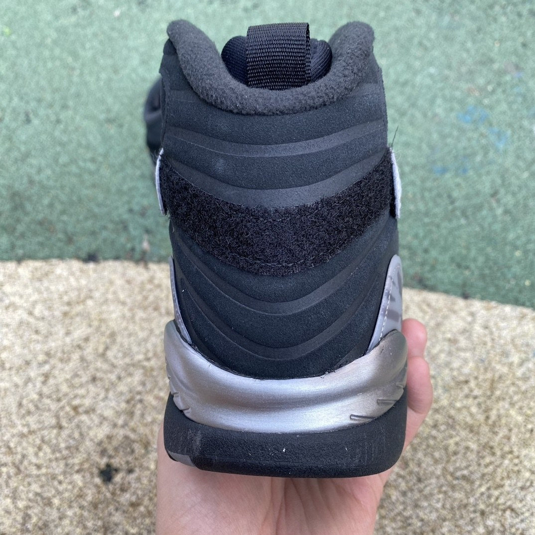 Air Jordan 8 Triple Black Grey