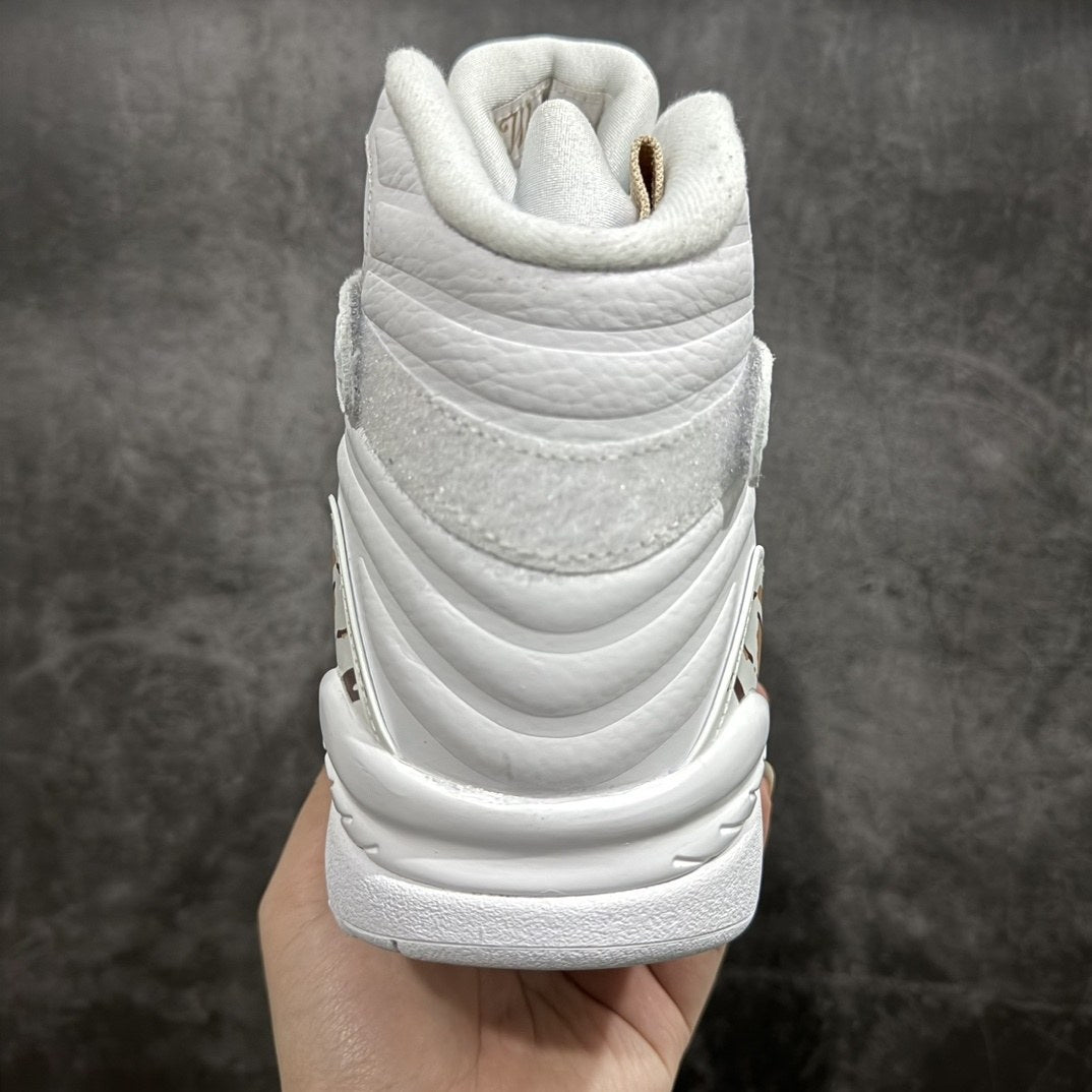 Air Jordan 8 Triple White