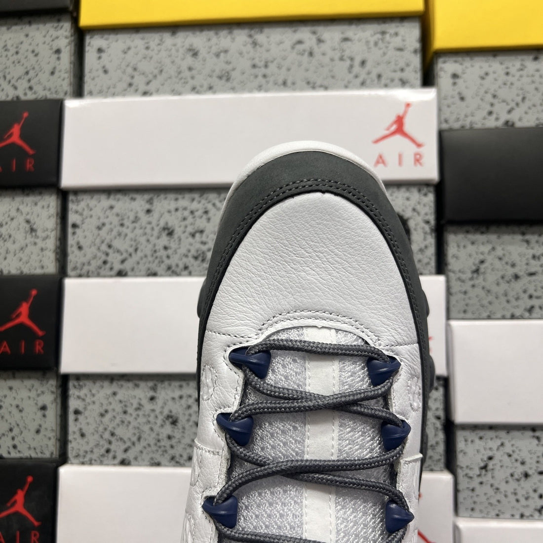 Air Jordan 9 White Navy