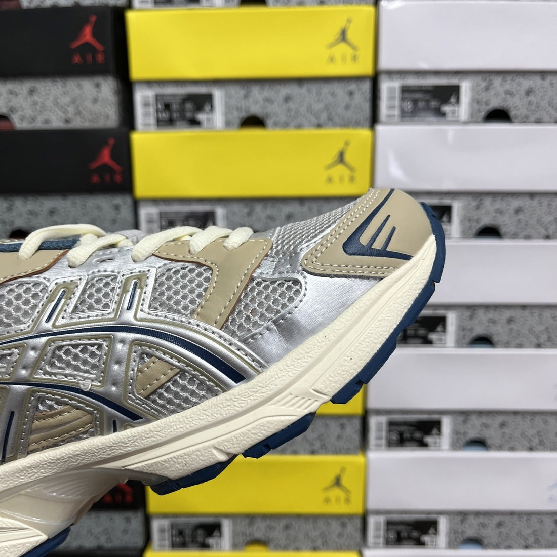 ASICS Gel-1130 Beige Silver Navy