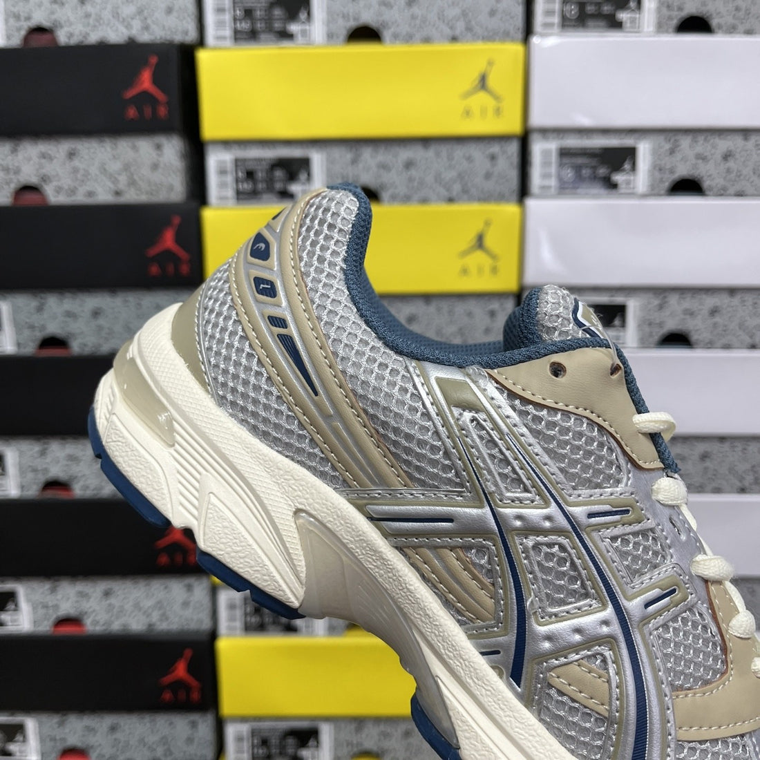 ASICS Gel-1130 Beige Silver Navy