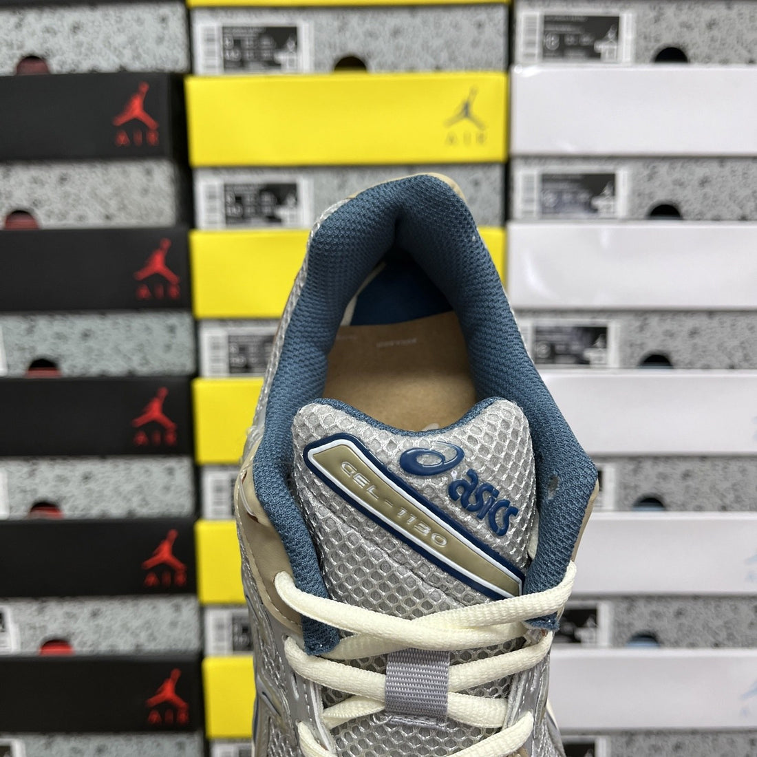 ASICS Gel-1130 Beige Silver Navy