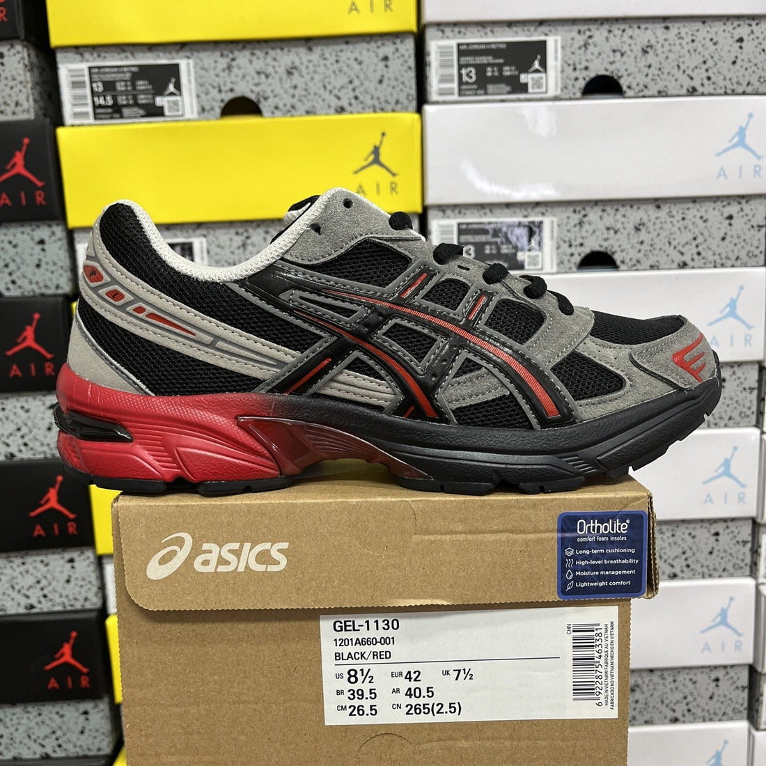 ASICS Gel-1130 Black Red