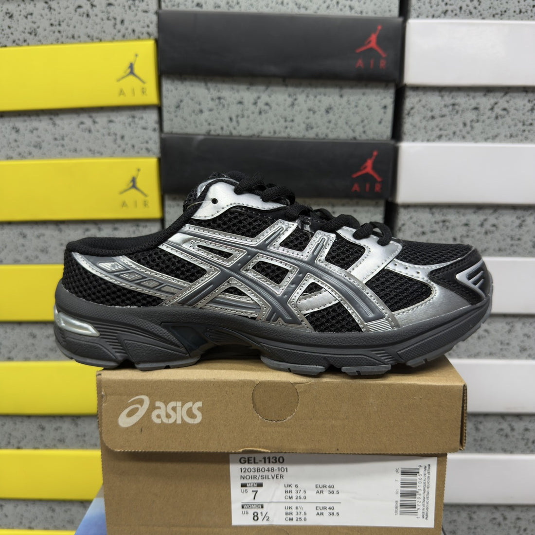 ASICS Gel-1130 Black Silver