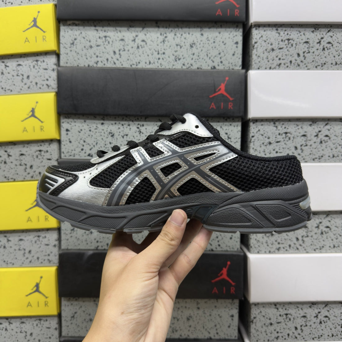 ASICS Gel-1130 Black Silver