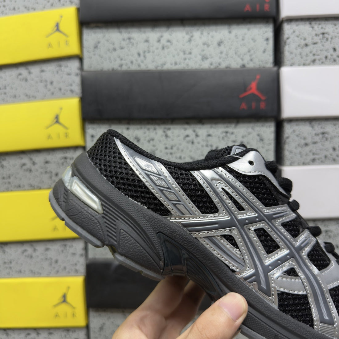 ASICS Gel-1130 Black Silver