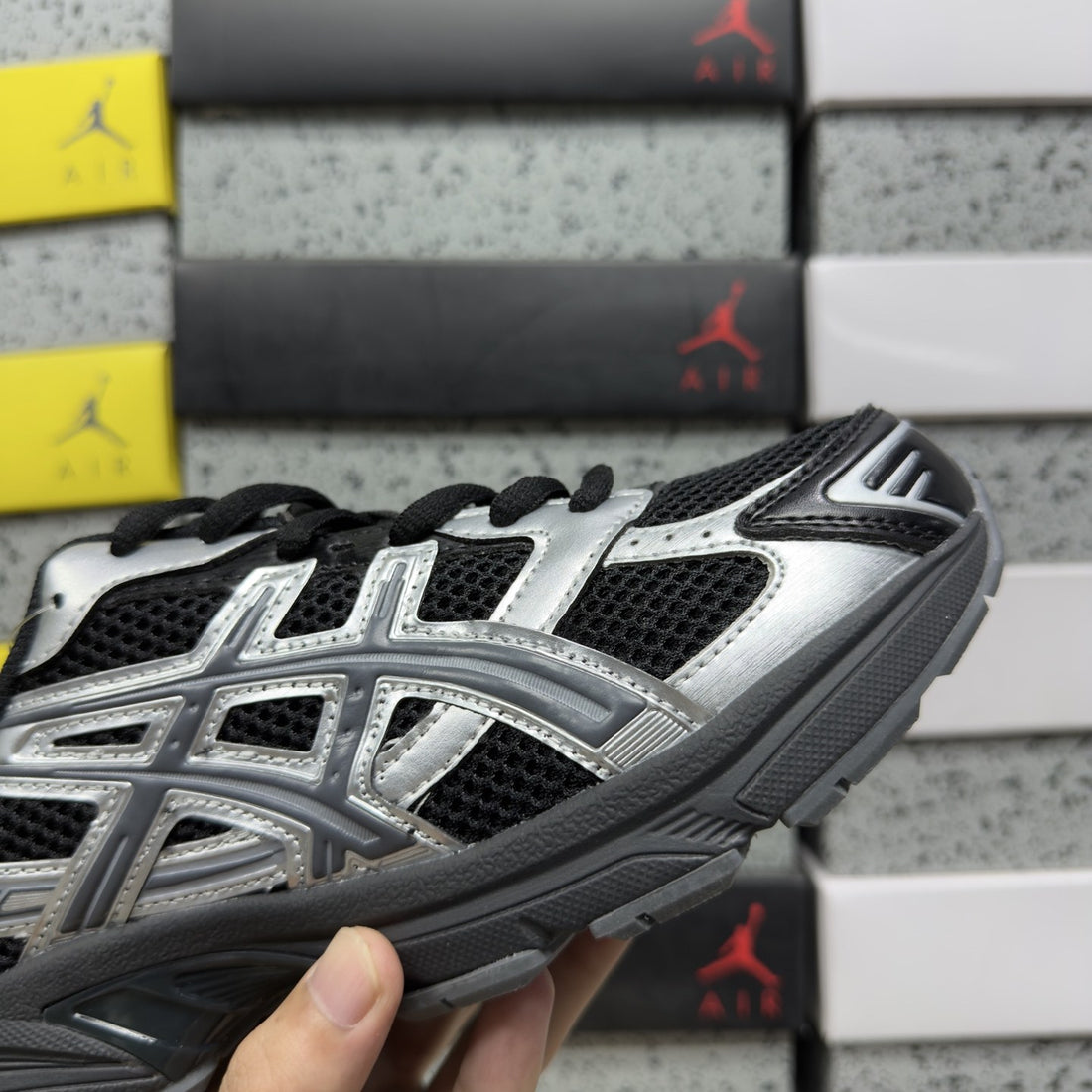 ASICS Gel-1130 Black Silver