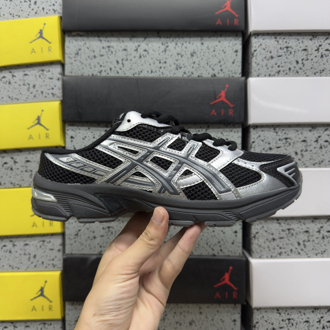 ASICS Gel-1130 Black Silver