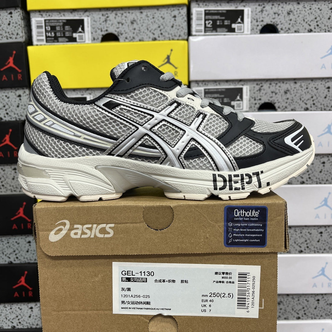 ASICS Gel-1130 DEPT Silver Black