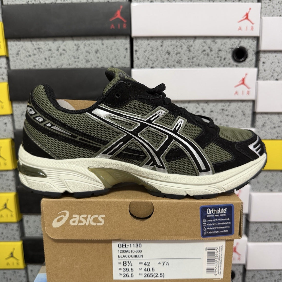 ASICS Gel-1130 Olive Black
