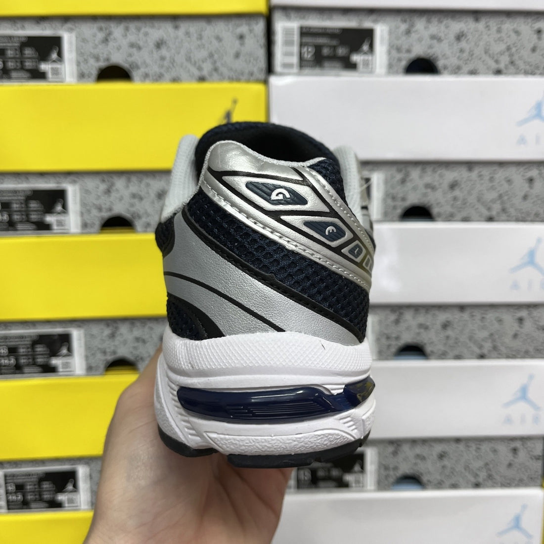 ASICS Gel-1130 Silver Navy