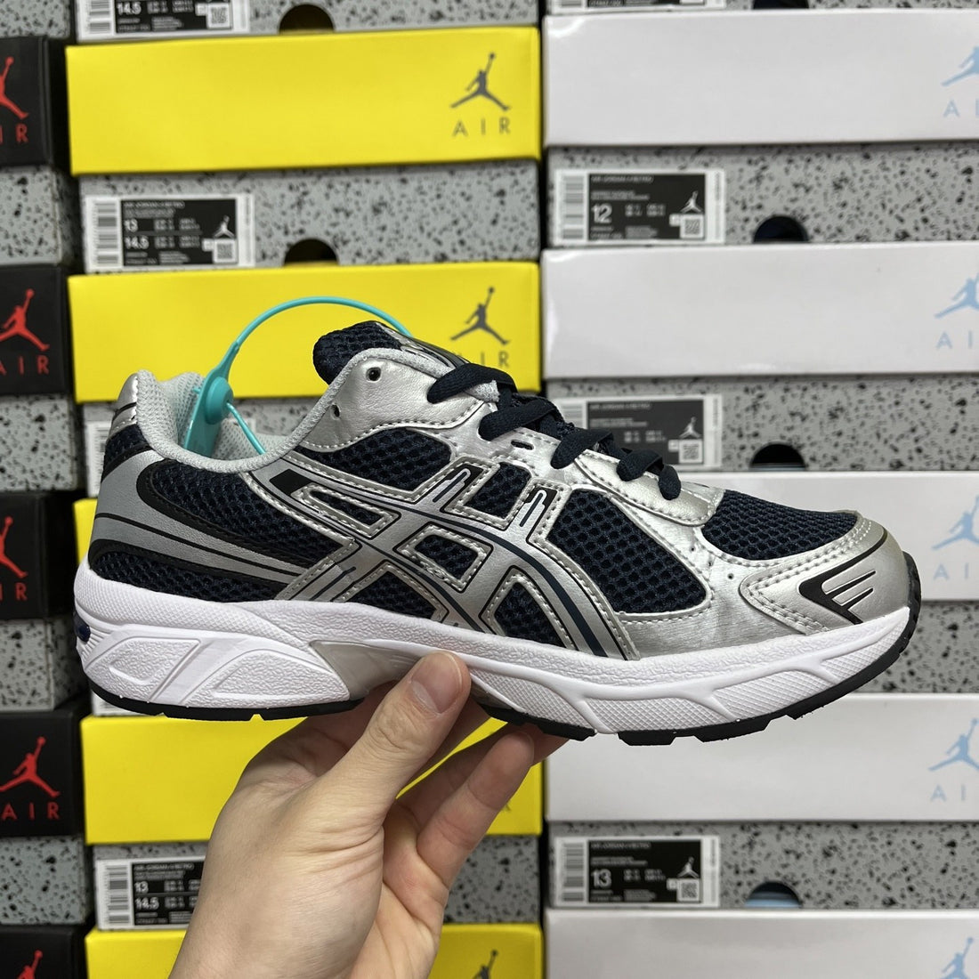 ASICS Gel-1130 Silver Navy