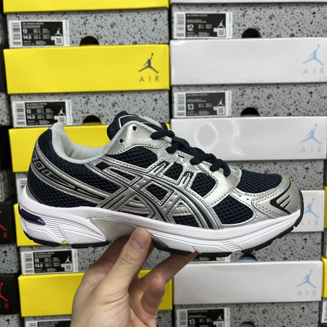 ASICS Gel-1130 Silver Navy