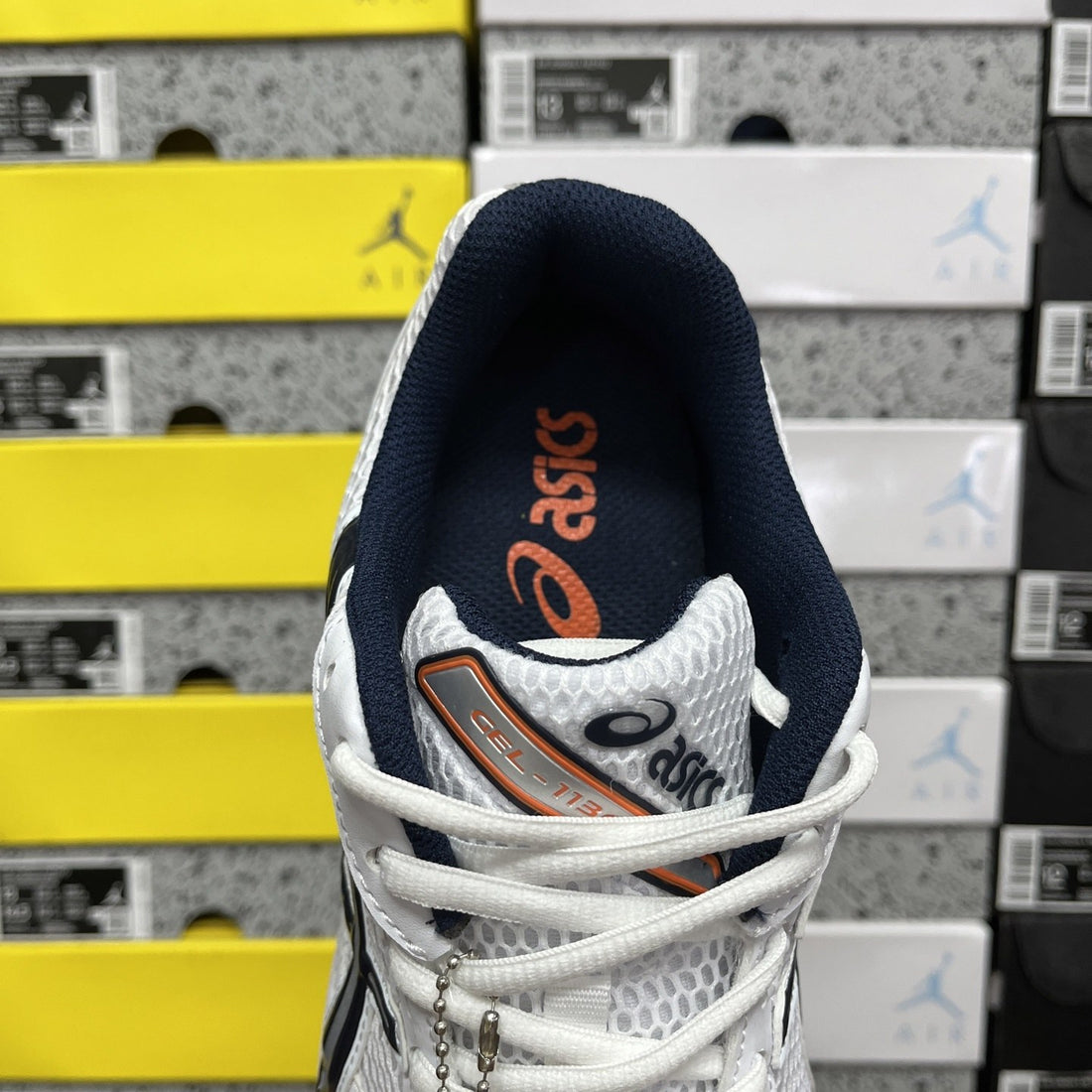 ASICS Gel-1130 White Black Orange