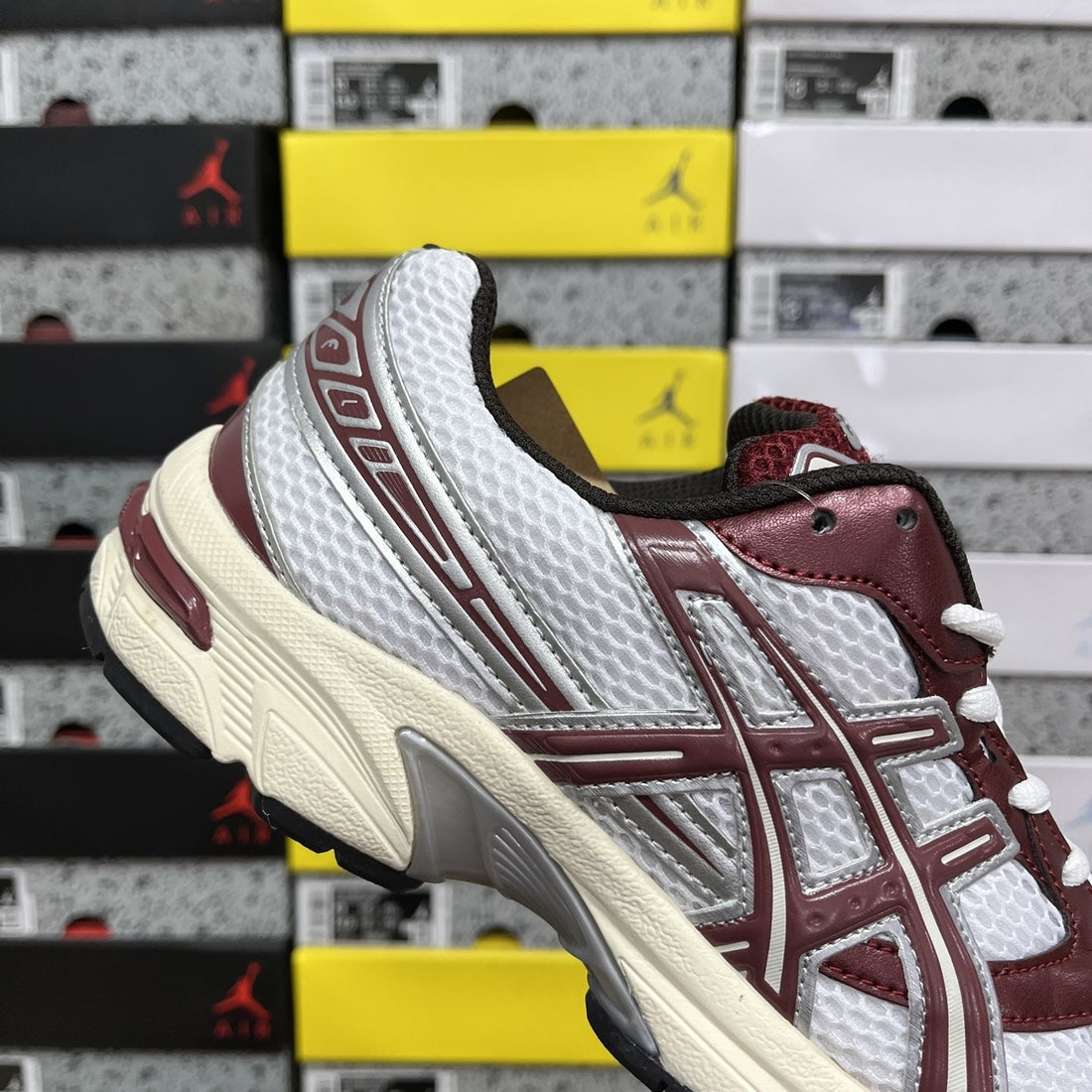 ASICS Gel-1130 White Burgundy