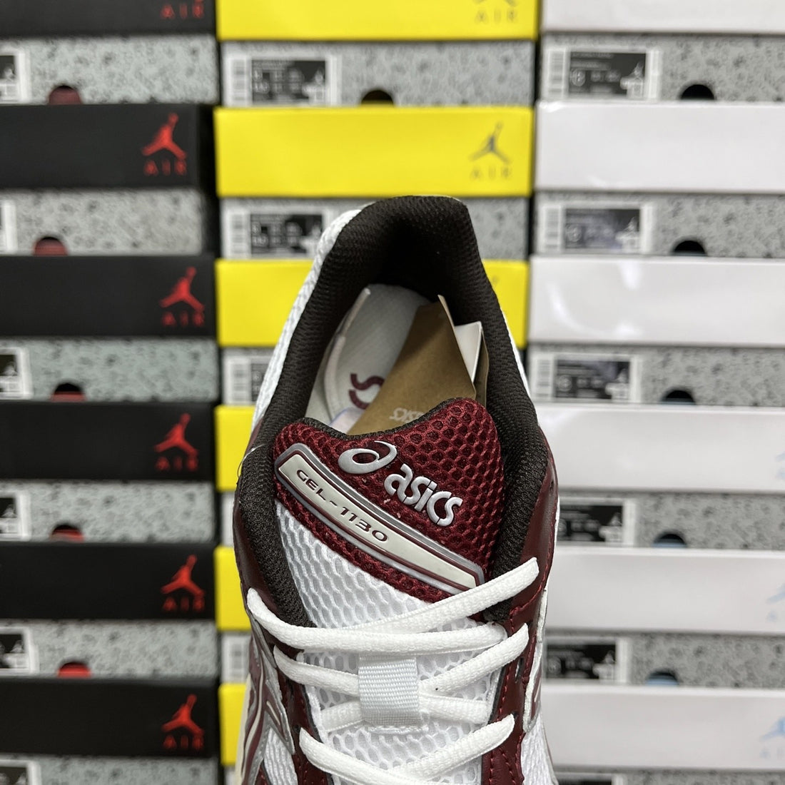 ASICS Gel-1130 White Burgundy