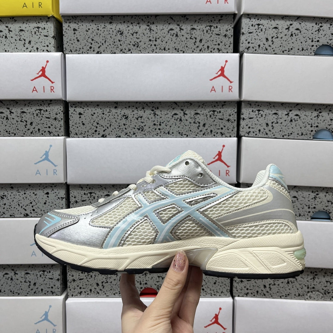 ASICS Gel-1130 White Light Blue
