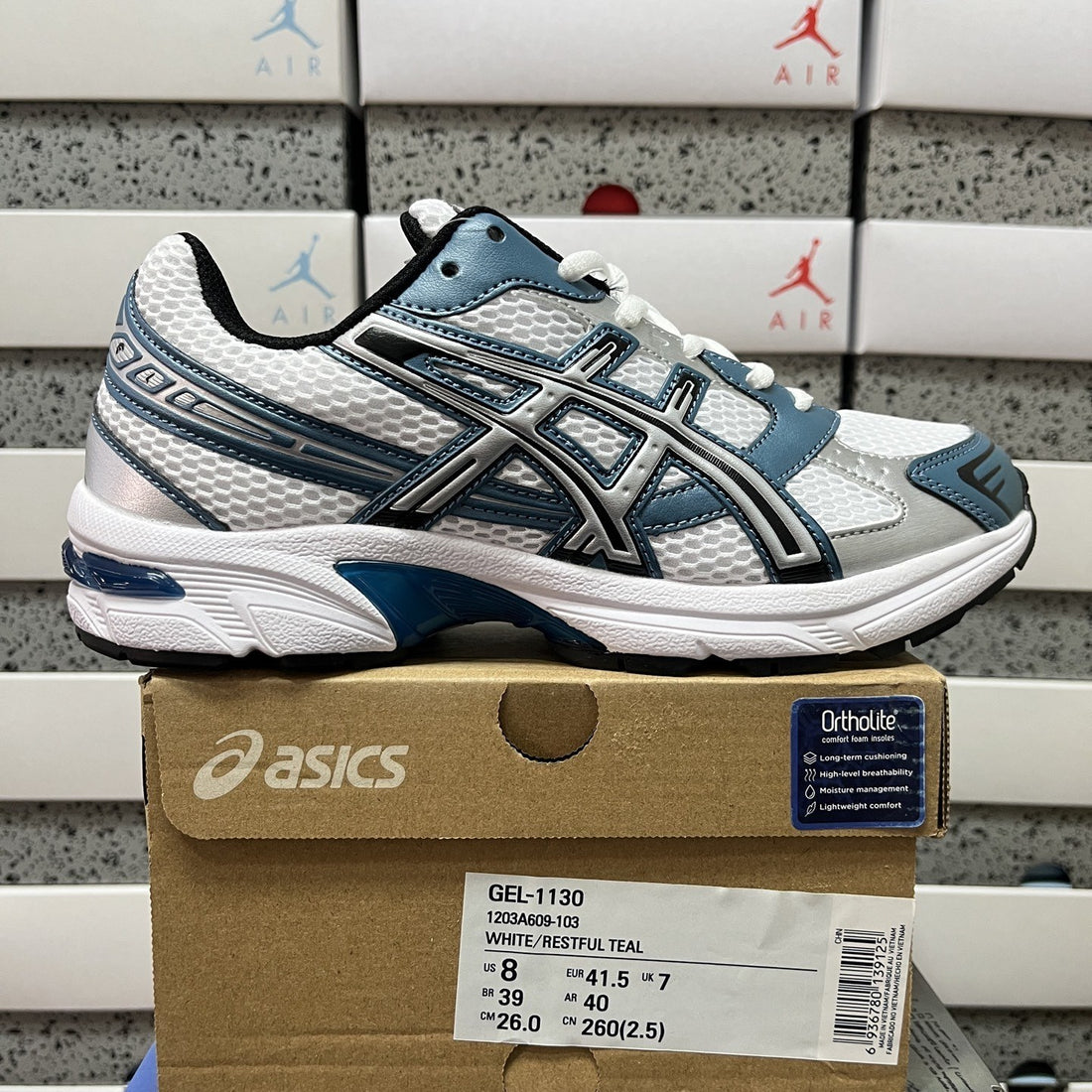 ASICS Gel-1130 White Restful Teal